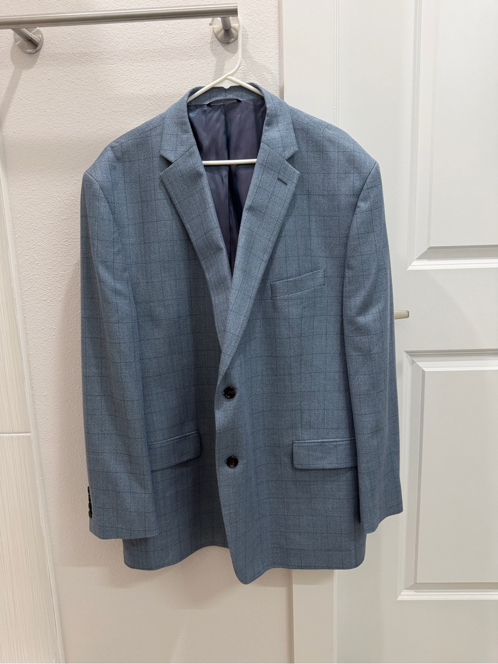 Ralph Lauren Light Blue Windowpane Sport Coat